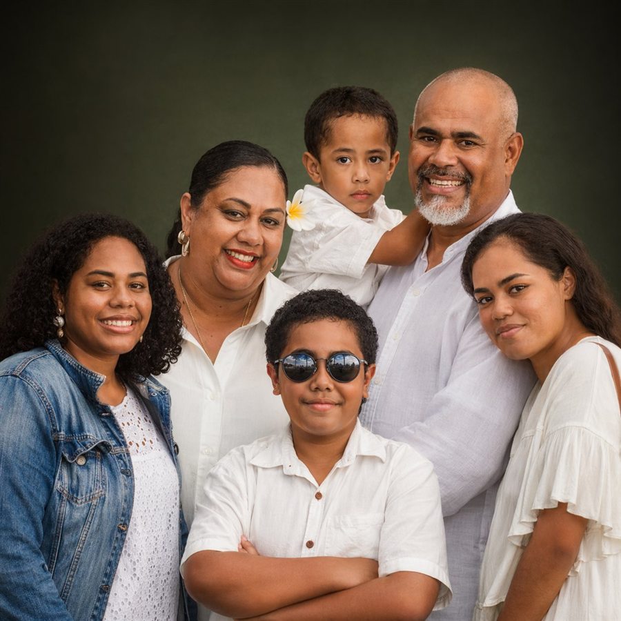 Pastor Moses O'Connor and family